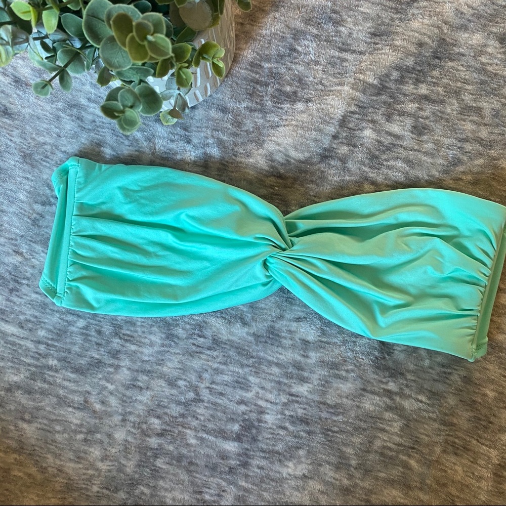 Bright Teal Strapless Bikini Top Target Sz XLarge